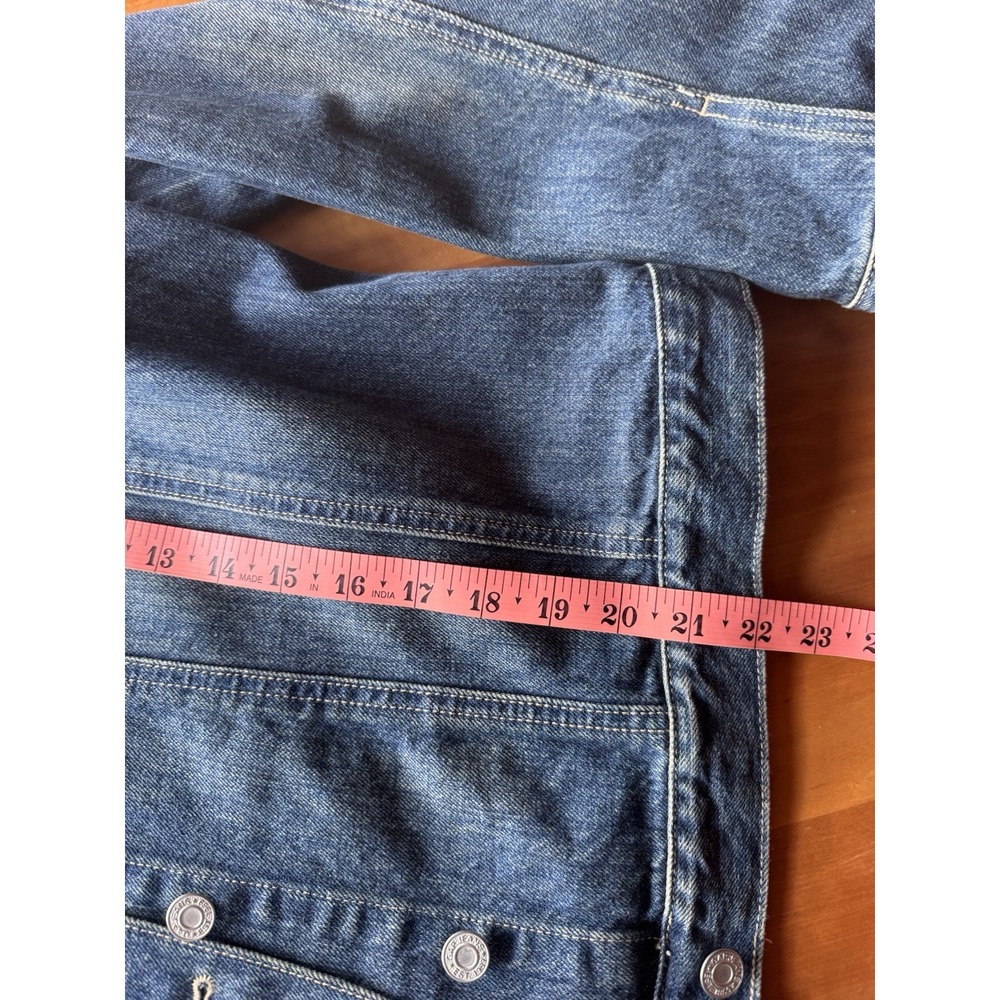 Gap Good Girl Gone Bad Woman's Extra Large‎ Dark Denim Jacket Western Cowgirl - Picture 10 of 10